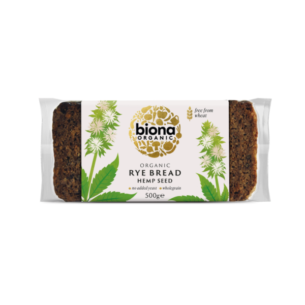 Biona Rye Bread with Hemp Seeds Natures Way