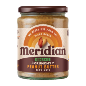 Meridian Organic Crunchy Peanut Butter 470gr