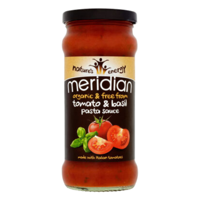 Meridian Tomato & Basil Pasta Sauce 350gr Meridian Tomato & Basil Pasta Sauce 350gr