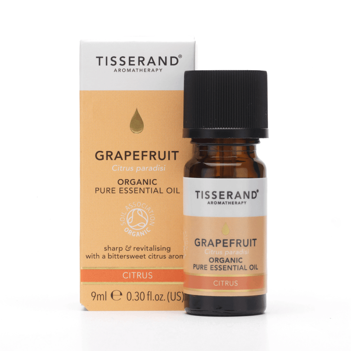 Tisserand Organic Grapefruit Essential Oil 9ml Tisserand Organic Grapefruit Essential Oil 9ml