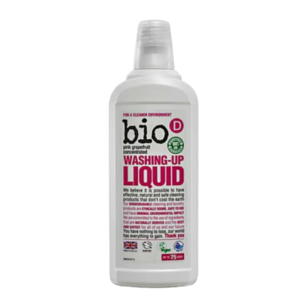 Bio D WashingUp Liquid Pink Grapefruit 750ml Natures Way