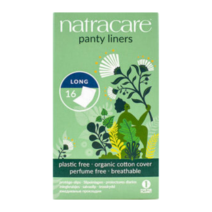 Natracare Organic Cotton Long Panty Liners 16 Natracare Organic Cotton Long Panty Liners 16