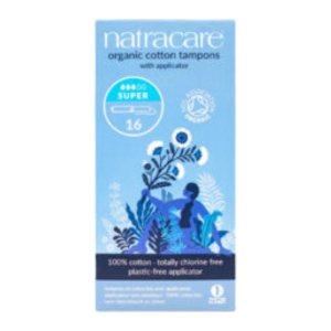 Natracare Organic Super Cotton Tampons 16