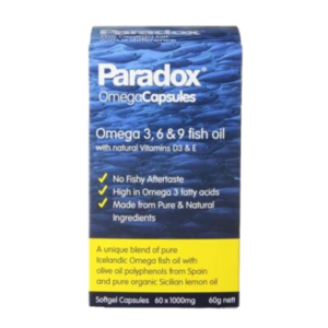 Paradox Omega 3,6 & 9 Fish Oil 60 Capsules