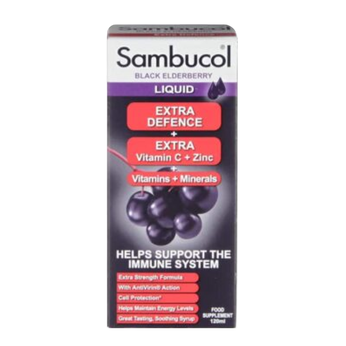 Sambucol Extra Defense Immuno Forte Liquid 120ml Sambucol Extra Defense Immuno Forte Liquid 120ml
