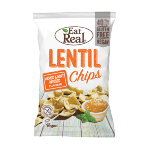 Lentil based snack with mango & mint flavour